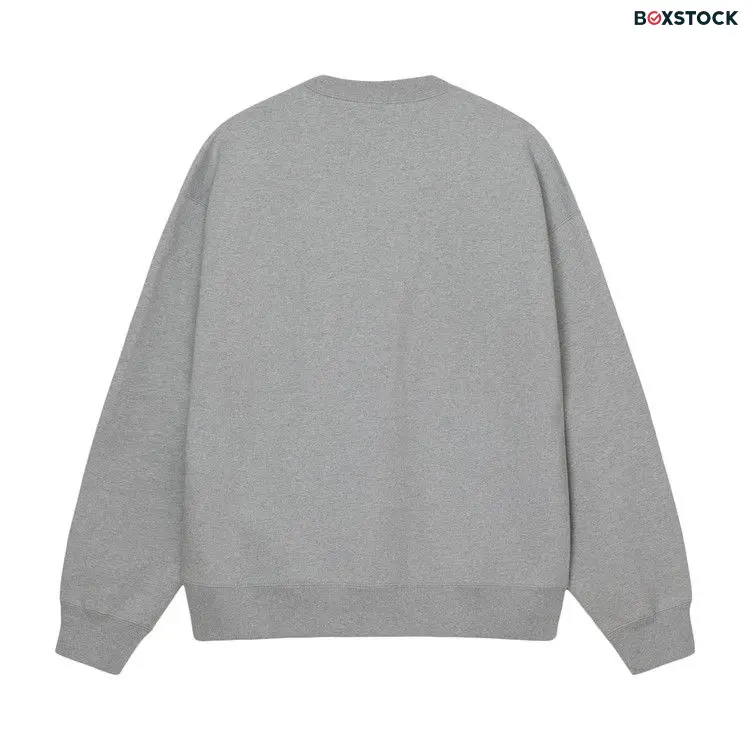 Stussy x Nike Fleece Crew 'Dark Grey Heather' Spring/Summer 2023