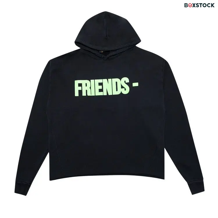 Vlone Friends Hoodie 'Black/Green'
