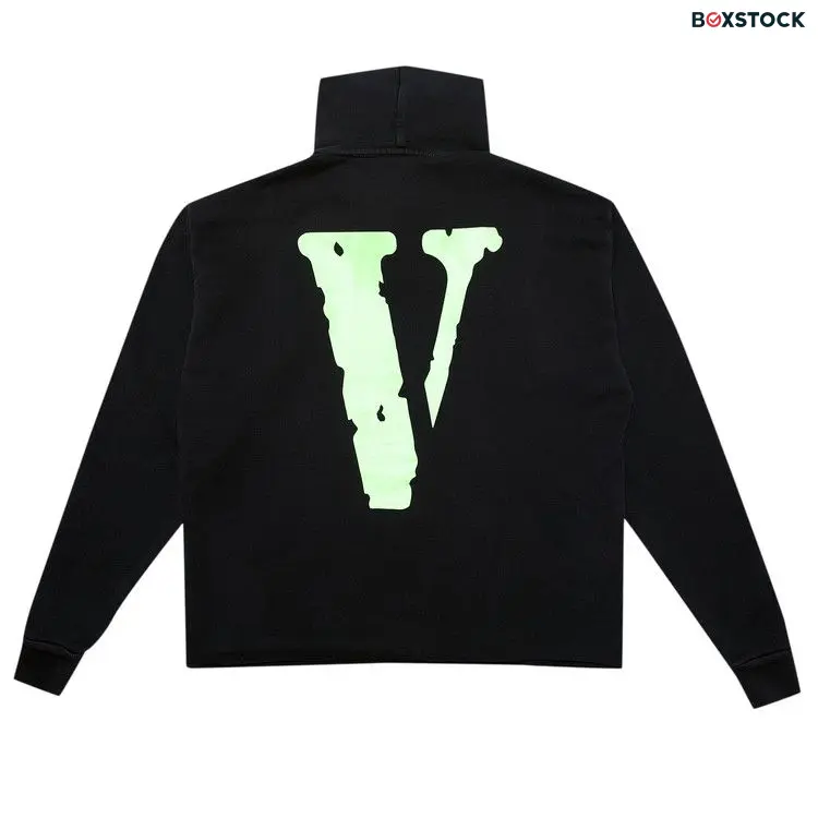 Vlone Friends Hoodie 'Black/Green'