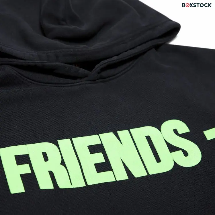 Vlone Friends Hoodie 'Black/Green'