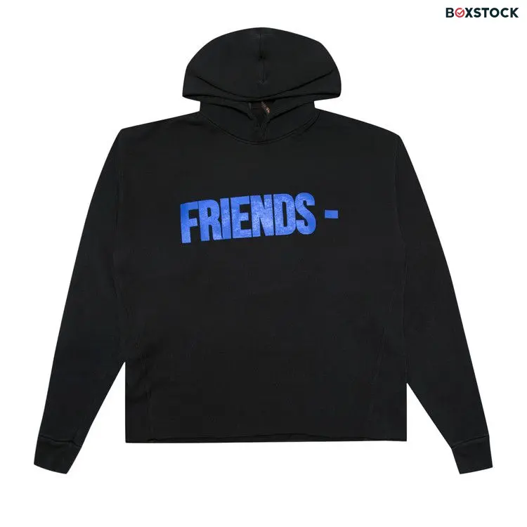 Vlone Friends Hoodie 'Black/Blue'