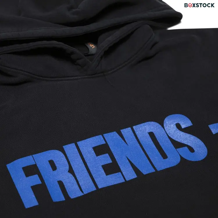 Vlone Friends Hoodie 'Black/Blue'