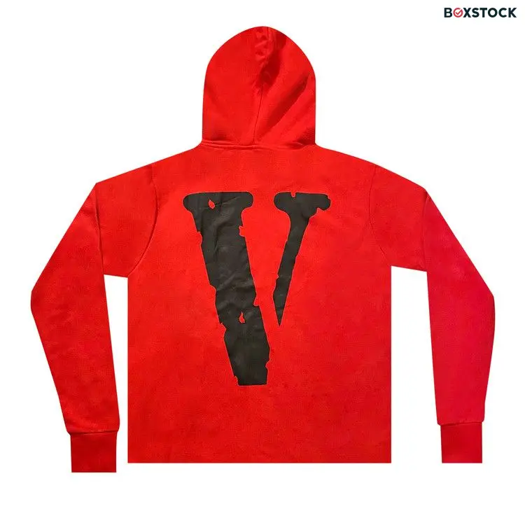Vlone Friends Hoodie 'Red/Black'