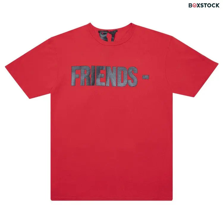Vlone Friends T-Shirt 'Red/Black'