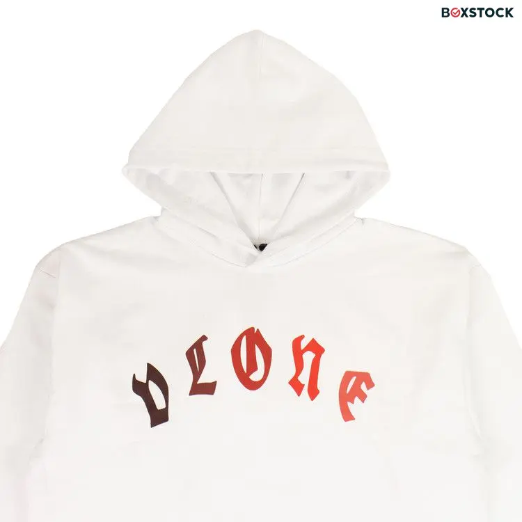 Vlone Logo Hooded Sweatshirt 'White/Marrow Red'