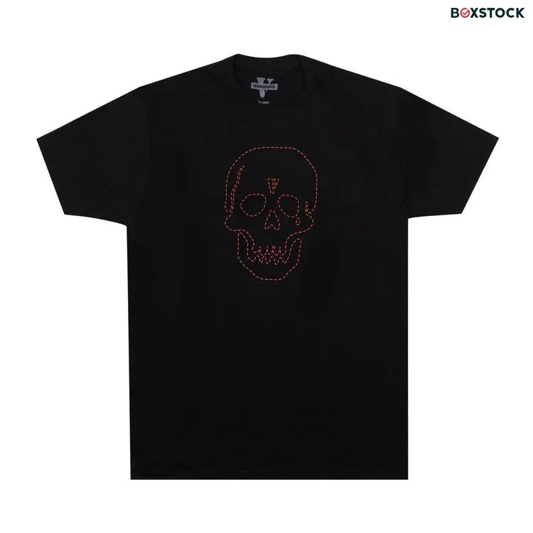 Vlone x Neighborhood Skull Short-Sleeve T-Shirt 'Black/Red' Fall/Winter 2020