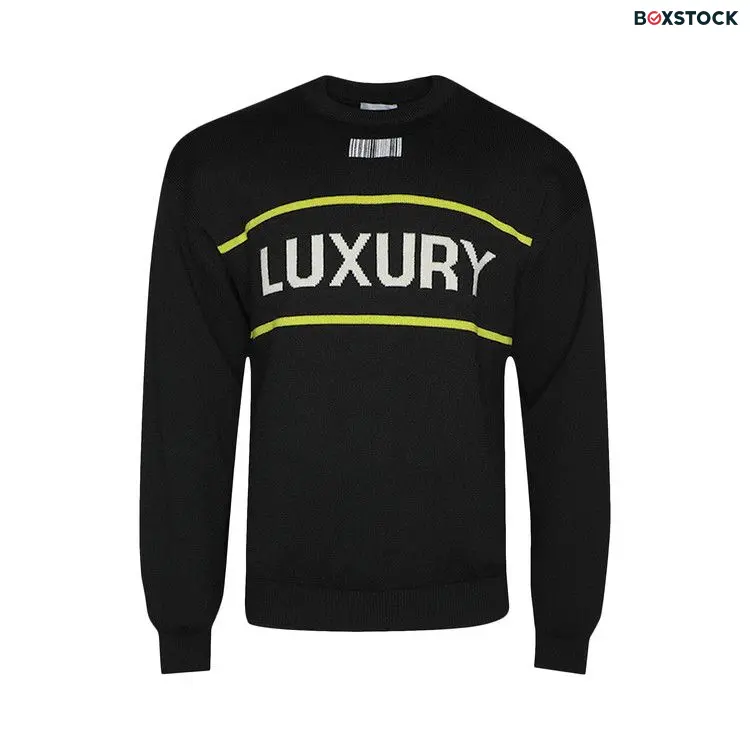 VTMNTS Luxury Knitted Sweater 'Black' Spring/Summer 2023