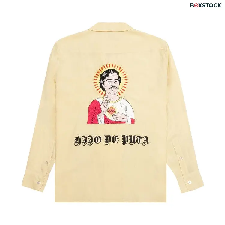 Wacko Maria Long-Sleeve 50's Shirt Type-3 'Yellow' Fall/Winter 2021