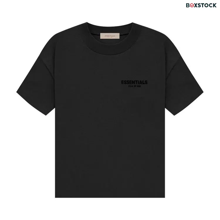Fear of God Essentials Tee 'Stretch Limo' Black Fall/Winter 2022