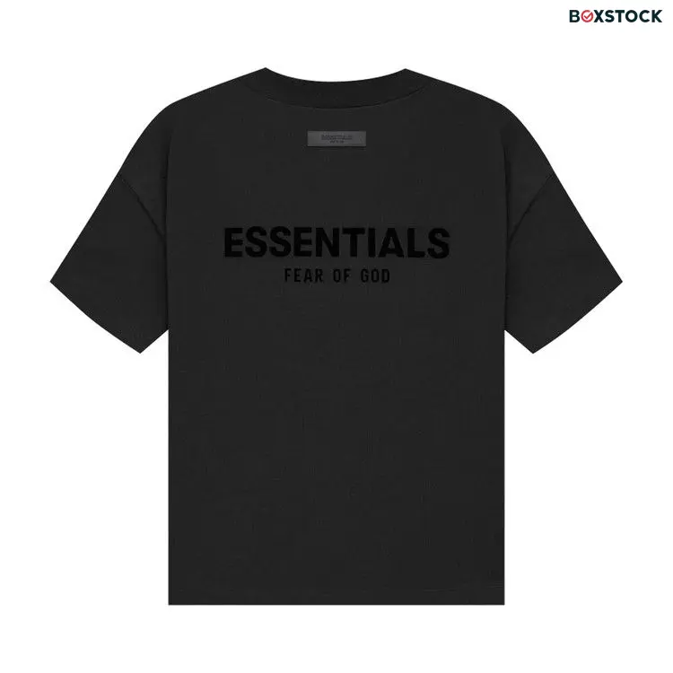 Fear of God Essentials Tee 'Stretch Limo' Black Fall/Winter 2022