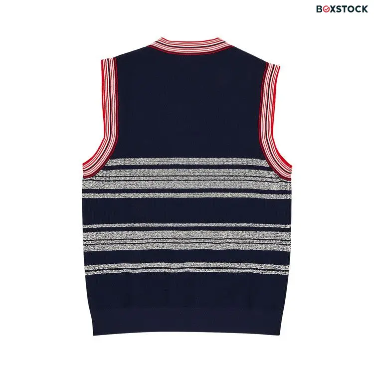 Wales Bonner Shade Vest 'Navy/Red/White' Blue Spring/Summer 2024