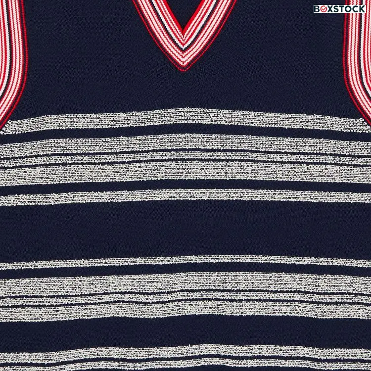 Wales Bonner Shade Vest 'Navy/Red/White' Blue Spring/Summer 2024