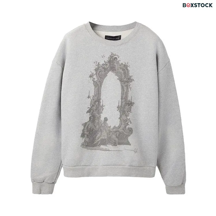 Who Decides War ARC Mirror Pullover 'Vintage Grey' Fall/Winter 2024