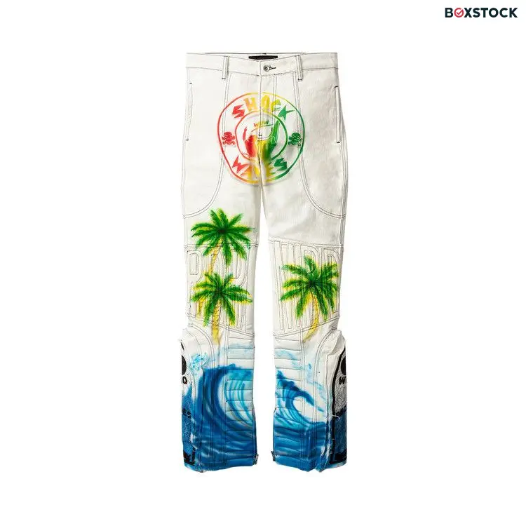 Who Decides War Bridgetown MRDR Moto Denim 'Multicolor' Multi-Color