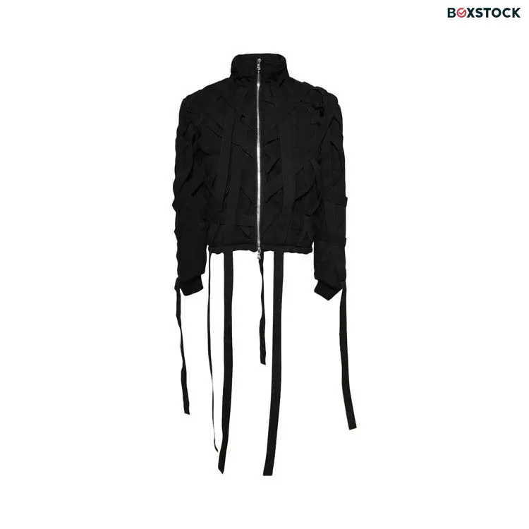 Who Decides War Engulfed Bomber Jacket 'Coal' Black Fall/Winter 2024