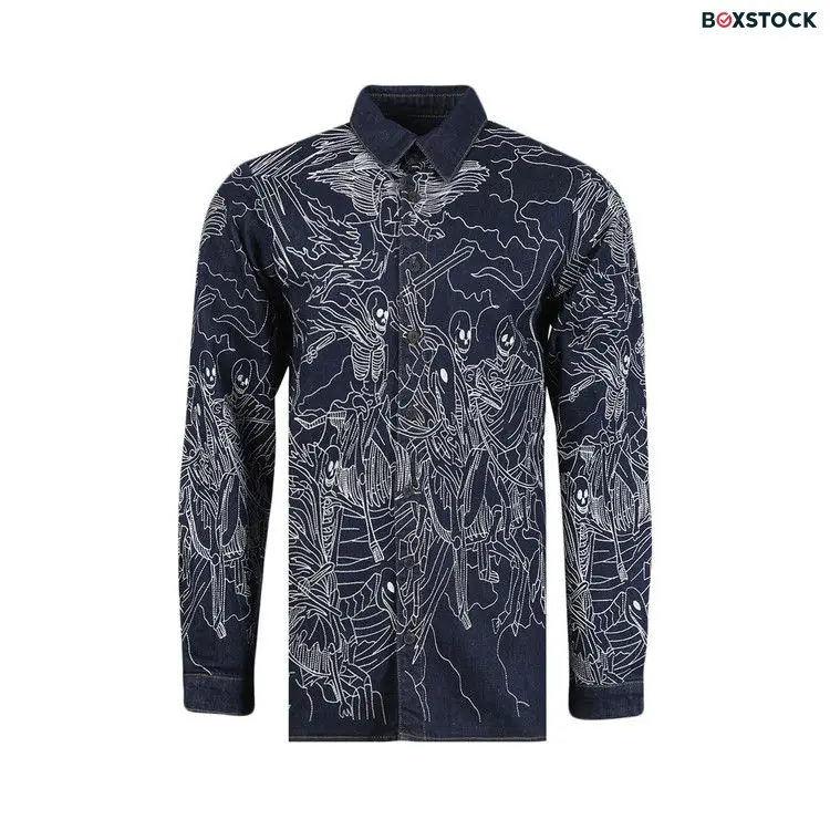 Who Decides War Four Horsemen Denim Shirt 'Indigo' Blue Spring/Summer 2022