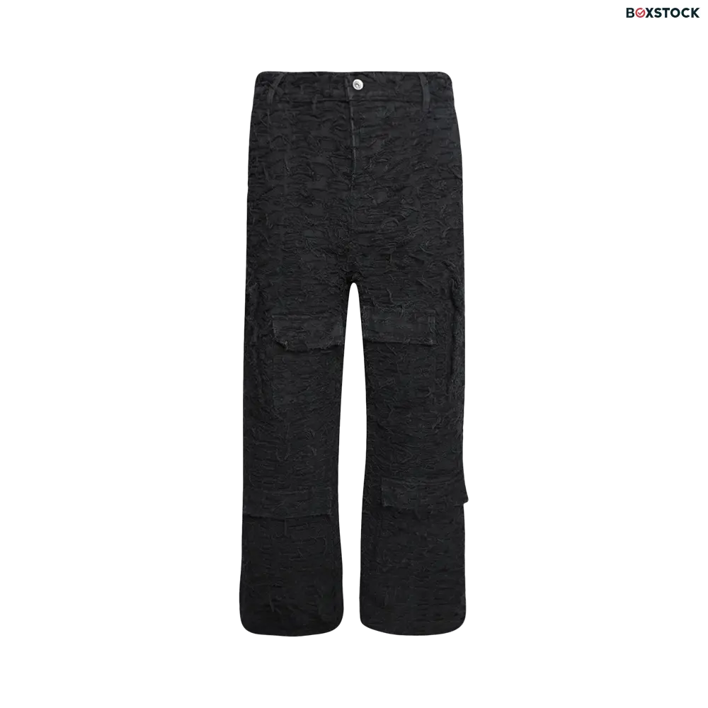 Who Decides War Husk Wide Leg Pant 'Coal' Black Spring/Summer 2024