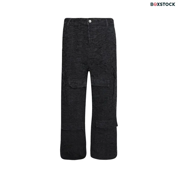 Who Decides War Husk Wide Leg Pant 'Coal' Black Spring/Summer 2024