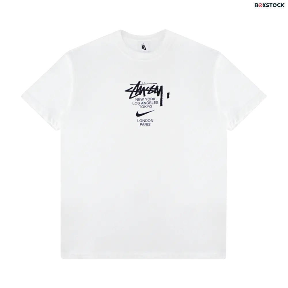 Nike x Stussy International Tee 'Summit White' Fall/Winter 2020