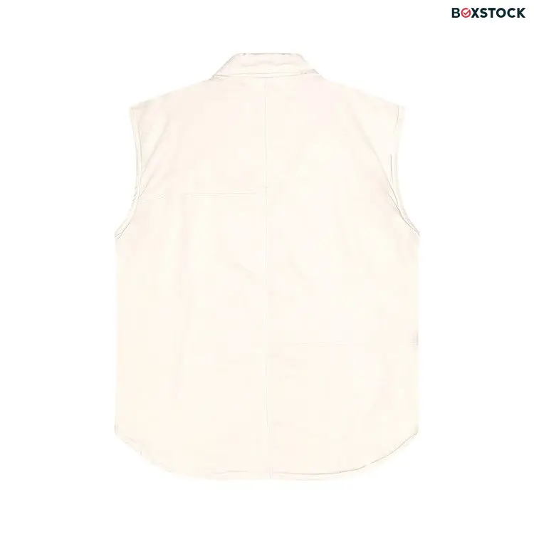 Who Decides War Pocketed Work Vest 'White'