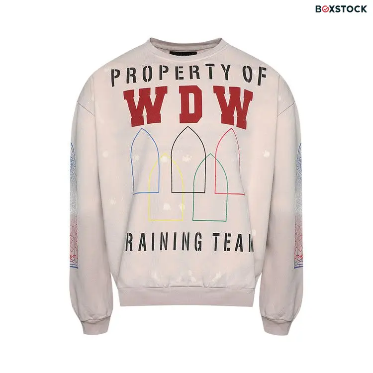 Who Decides War Training Crewneck Sweater 'Silver' Spring/Summer 2024