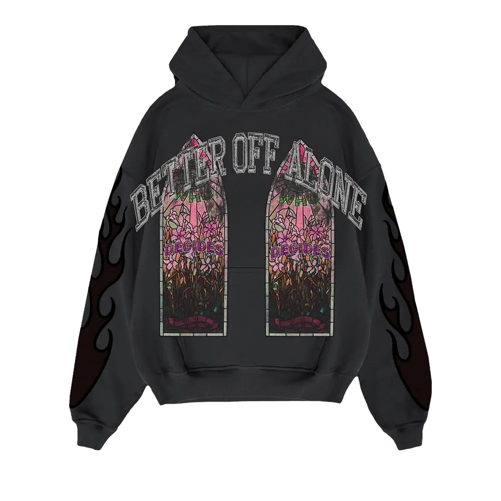 Who Decides War x A Boogie Wit Da Hoodie Better Off Alone Hoodie 'Black' Spring/Summer 2024
