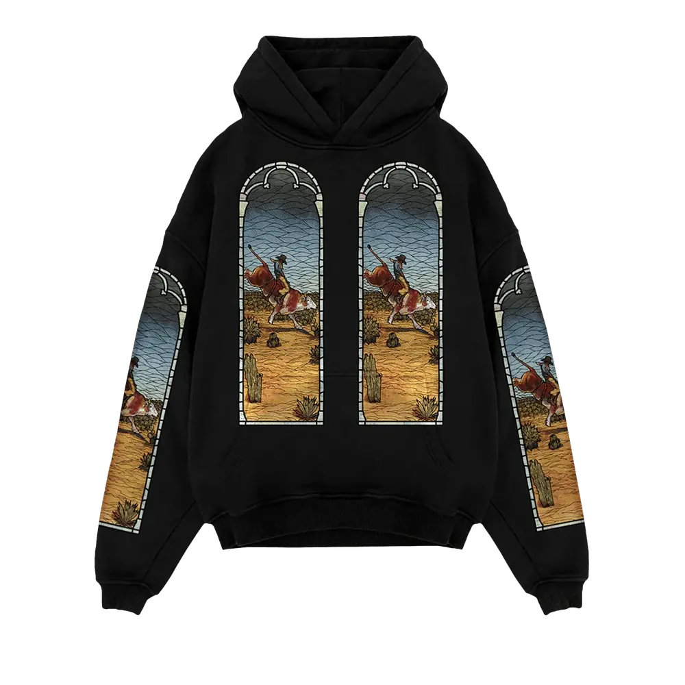 Who Decides War x EST Gee Stained Glass Hoodie 'Black' Spring/Summer 2024