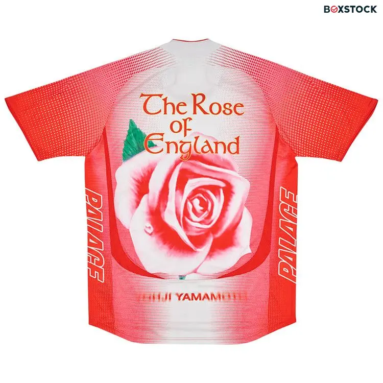 Y-3 x Palace Football T-Shirt 'White/Red' Fall/Winter 2022