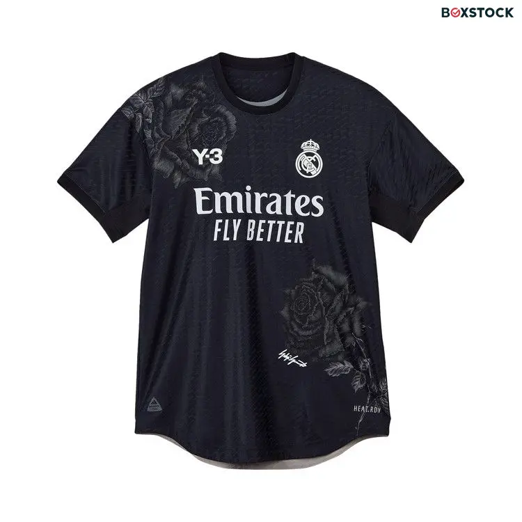 Y-3 x Real Madrid 4th Authentic Jersey 'Black' Spring/Summer 2024