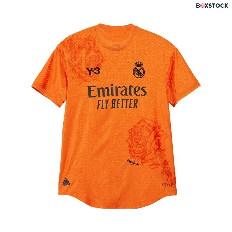 Y-3 x Real Madrid 4th Authentic Jersey 'Orange' Spring/Summer 2024