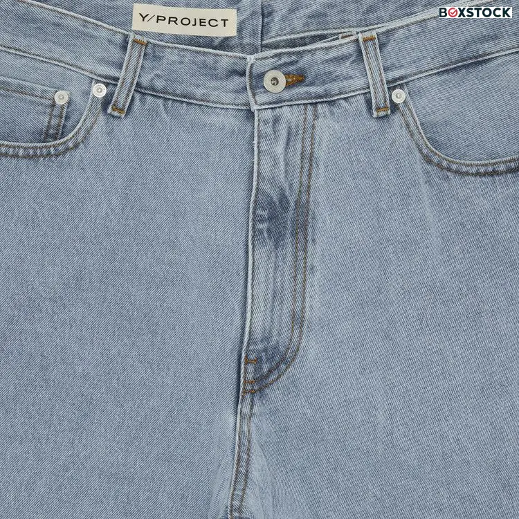 Y/Project Evergreen Multi Waistband Jeans 'Ice Blue' Spring/Summer 2024
