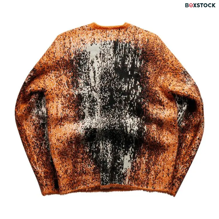 Y/Project Gradient Hairy Knit Sweater 'Orange/White/Black' Multi-Color Fall/Winter 2023