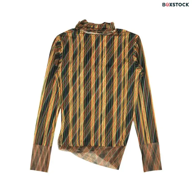 Y/Project Multi Exclusive Printed Mesh Turtleneck 'Multicolor' Multi-Color