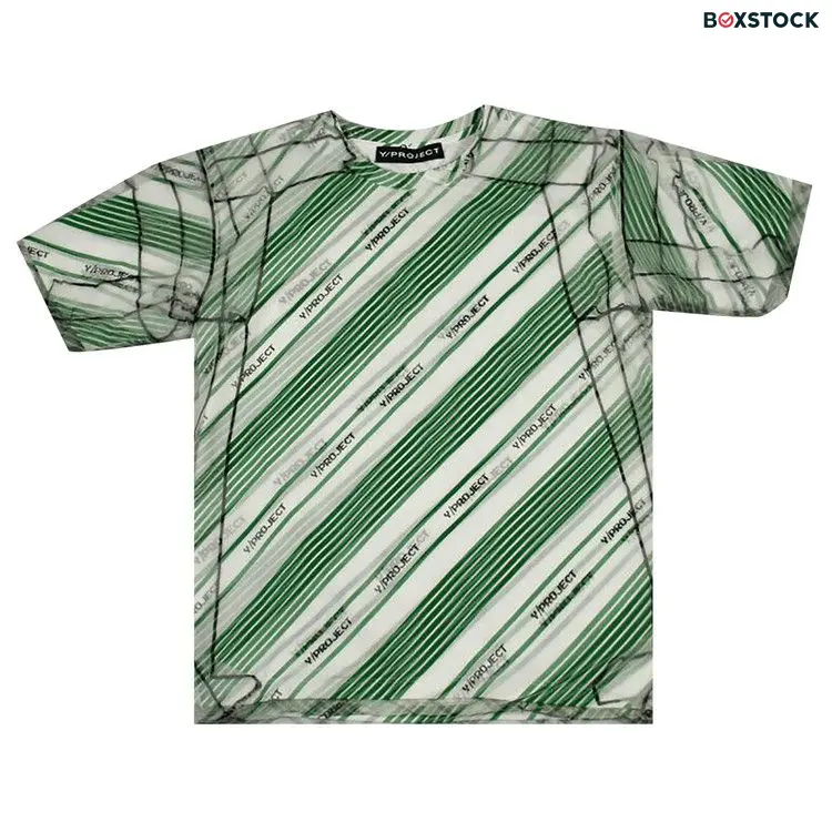 Y/Project Printed Cover T-Shirt 'White/Green'