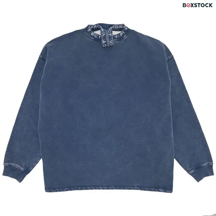 Y/Project Triple Collar Sweatshirt 'Blue/Acid Wash' Spring/Summer 2024