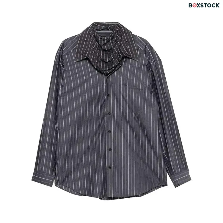 Y/Project Turtleneck Shirt 'Dark Grey Stripe' Fall/Winter 2024