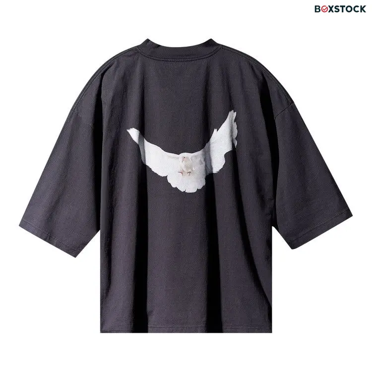 Yeezy Gap Engineered by Balenciaga Dove 3/4 Sleeve Tee 'Black' Spring/Summer 2022