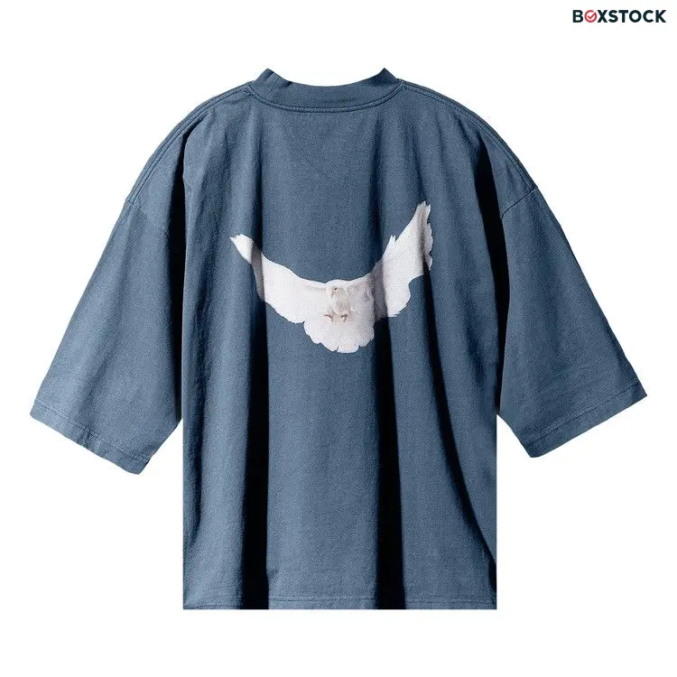Yeezy Gap Engineered by Balenciaga Dove 3/4 Sleeve Tee 'Dark Blue' Spring/Summer 2022