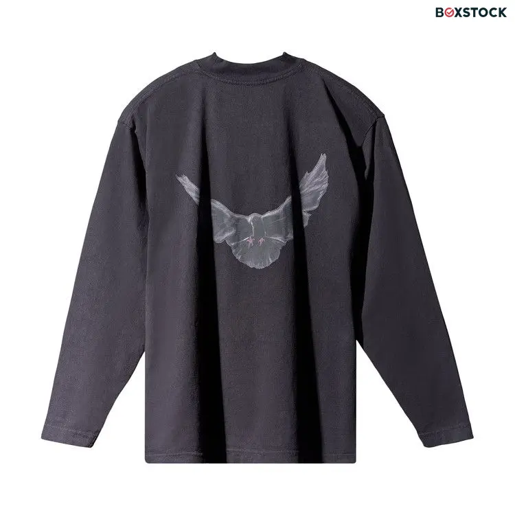 Yeezy Gap Engineered by Balenciaga Dove Long-Sleeve Tee 'Black' Spring/Summer 2022