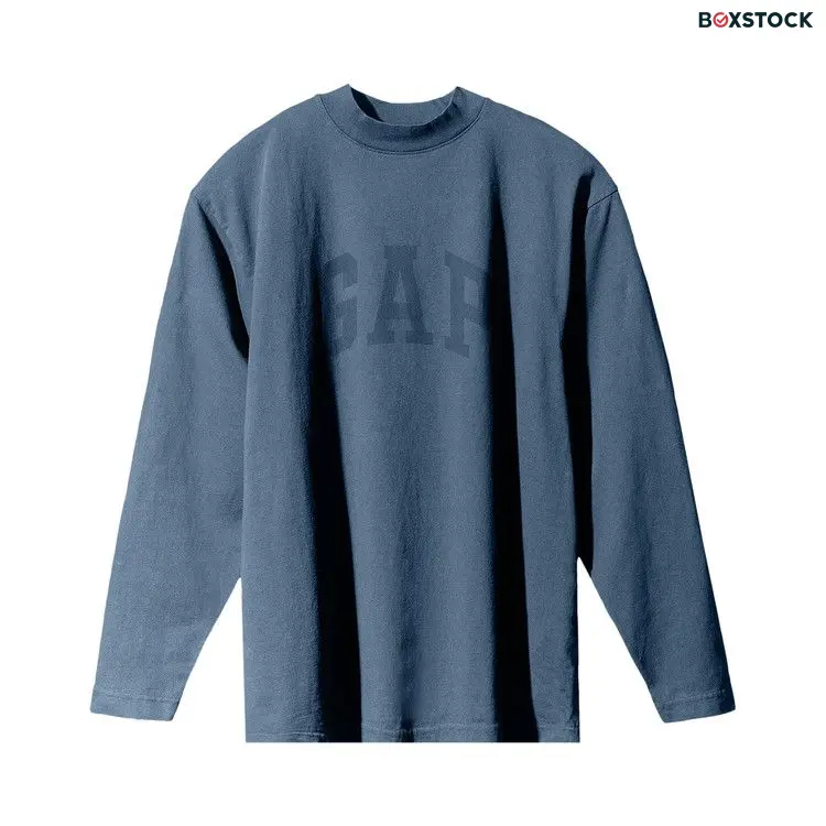 Yeezy Gap Engineered by Balenciaga Dove Long-Sleeve Tee 'Dark Blue' Spring/Summer 2022