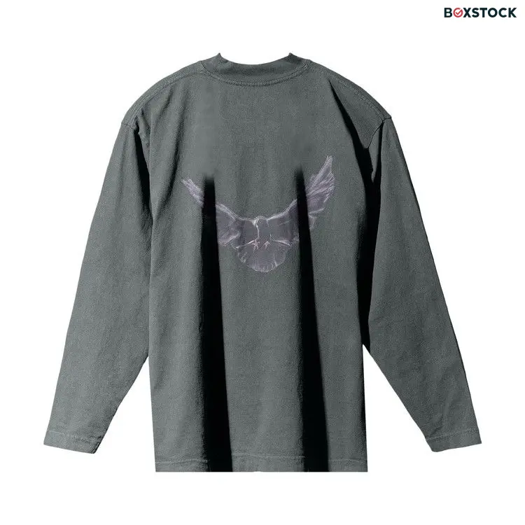 Yeezy Gap Engineered by Balenciaga Dove Long-Sleeve Tee 'Dark Green' Spring/Summer 2022