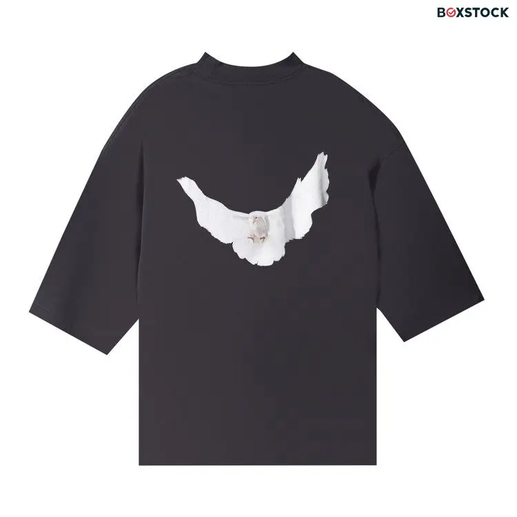 Yeezy Gap Engineered by Balenciaga Dove 3/4 Sleeve Tee 'Black' Spring/Summer 2022 719615-TMVQ2-1000