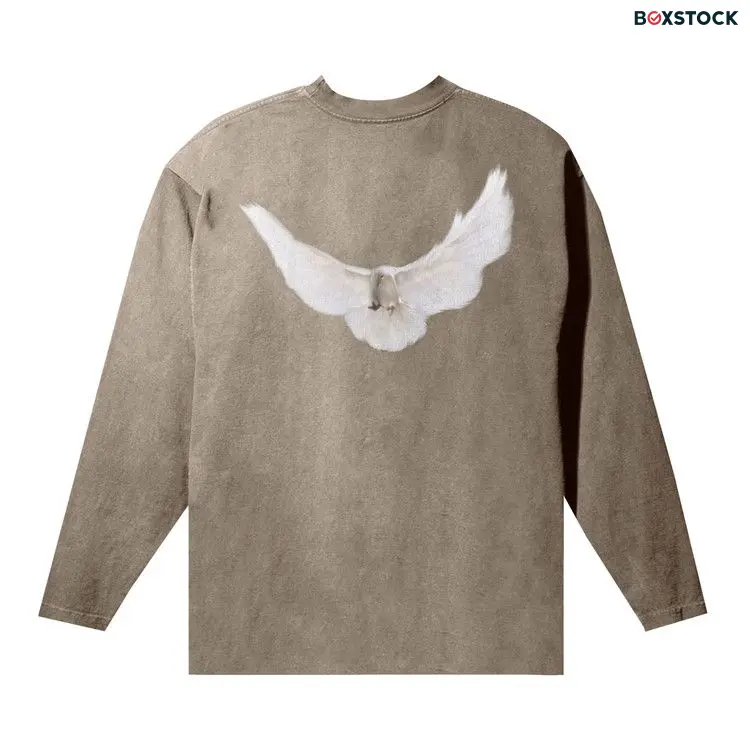 Yeezy Gap Engineered by Balenciaga Dove Long-Sleeve Tee 'Beige' Tan Spring/Summer 2022
