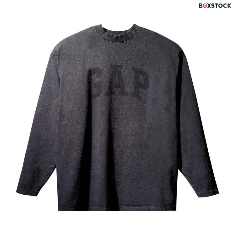 Yeezy Gap Engineered by Balenciaga Dove Long-Sleeve Tee 'Washed Black' Spring/Summer 2022
