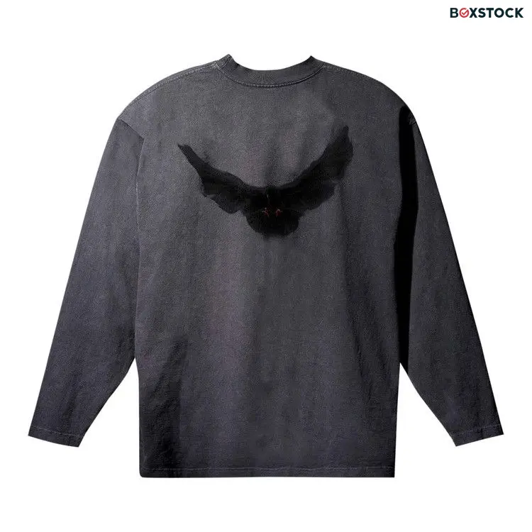 Yeezy Gap Engineered by Balenciaga Dove Long-Sleeve Tee 'Washed Black' Spring/Summer 2022