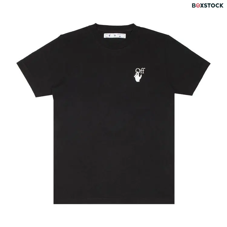 Off-White Agreement Short-Sleeve Slim Tee 'Black/White'