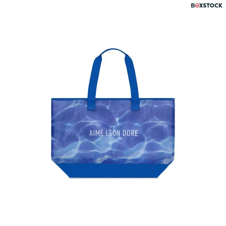 Aimé Leon Dore Aqua Print Mesh Tote Bag 'Blue' Spring/Summer 2024
