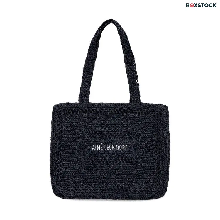 Aimé Leon Dore Crochet Tote Bag 'Navy' Blue Spring/Summer 2024