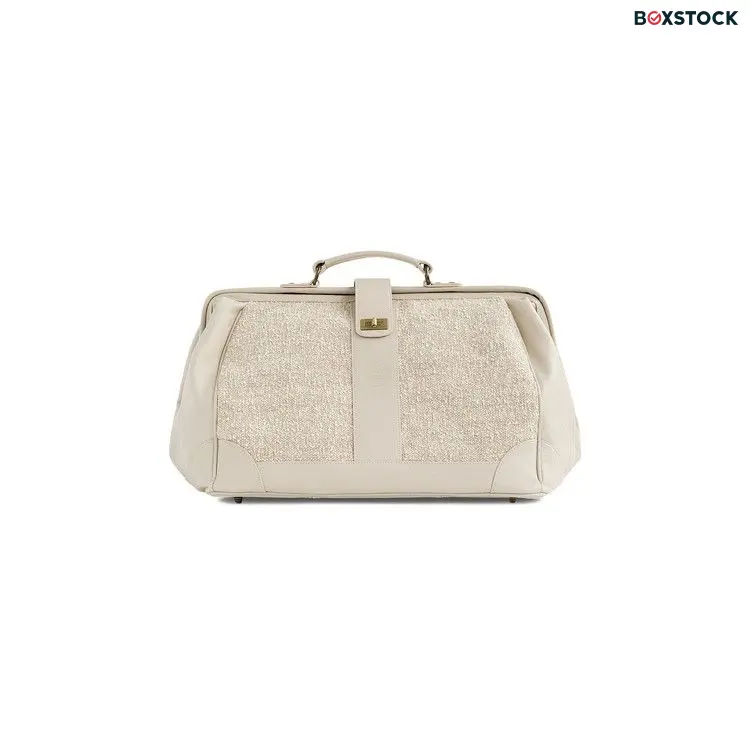 Aimé Leon Dore Porsche 911SC Car Kit Bag 'Cream Boucle' Fall/Winter 2020