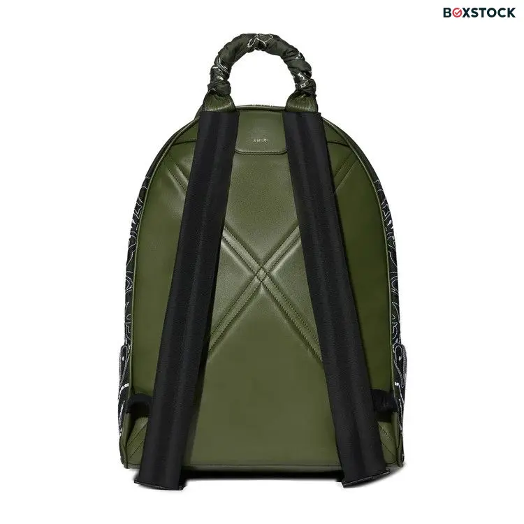 Amiri Canvas Bandana Backpack 'Black' Pre-Fall 2022